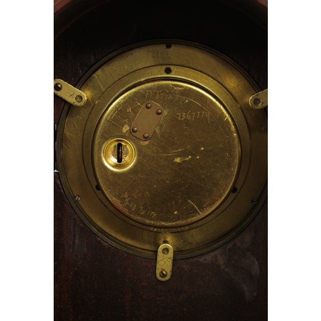 Je Caldwell Chelsea Mahogany Mantle Clock For Sale - Image 15 of 16
