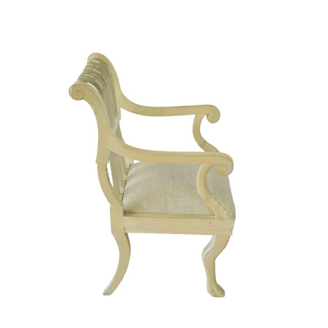 Late 20th Century A Pair of Chairs in the 20th-Century With Animal Feet For Sale - Image 5 of 9