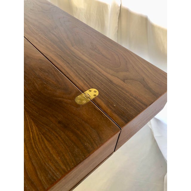 Mid 20th Century Mid 20th Century Signed Peter Lovig Nielsen Flip-Top Executive Desk For Sale - Image 5 of 12