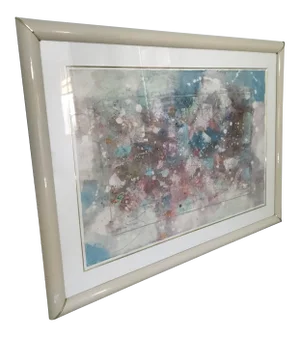 Abstract in Lacquer Frame by t.w. Stewart