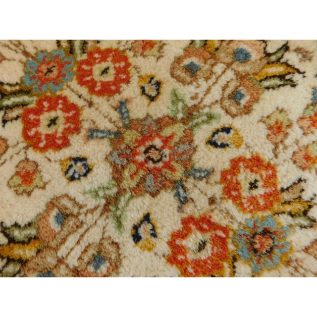 1970s Vintage Hand Knotted Persian Tabriz Rug 9'x 11'7" For Sale - Image 10 of 13