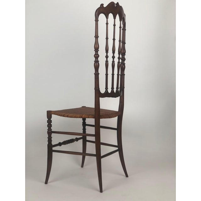 Set of Mid-Century Chiavari Chairs with Cane Seats, 1955 For Sale - Image 15 of 18
