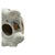 Mid-Century Modern Ceramic Turtle Figurine - White With Gold Accent For Sale - Image 9 of 12