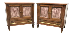 John Widdicomb Italian Style Nightstands - a Pair