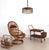 Tito Agnoli Organic Rattan Easy Chair for BBB Bonacina. ca. 1950 Very rare to find easy chair or armchair designed by...
