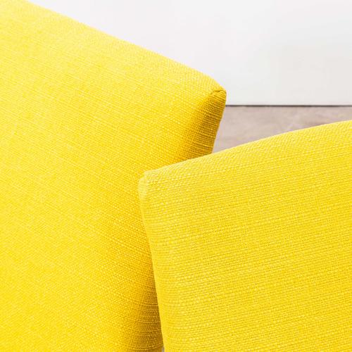 Vintage Lounge Chair in Mustard by Jaroslav Smidek, 1950s For Sale - Image 4 of 9