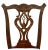Vintage Chippendale Style Mahogany Finish Dining Chairs - Set of 6 For Sale - Image 10 of 11