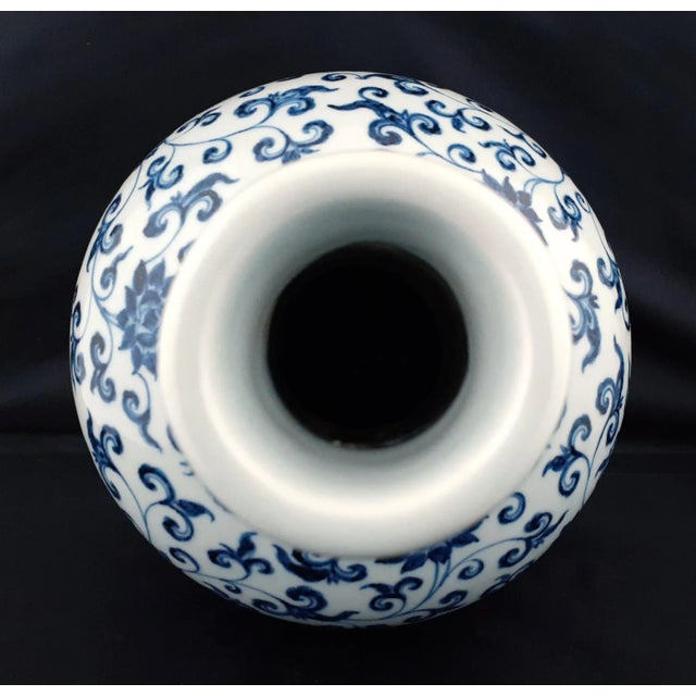 Early 20th Century Chinese Porcelain Lotus Flower Tianqiuping Chairish