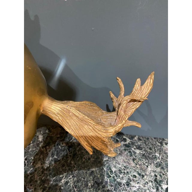 Brass Stallion Sculpture, 1950s For Sale - Image 4 of 6