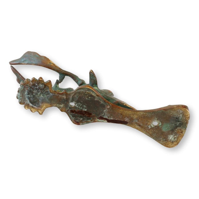 Late 19th Century Antique English Deer Head Doorknocker For Sale - Image 5 of 5