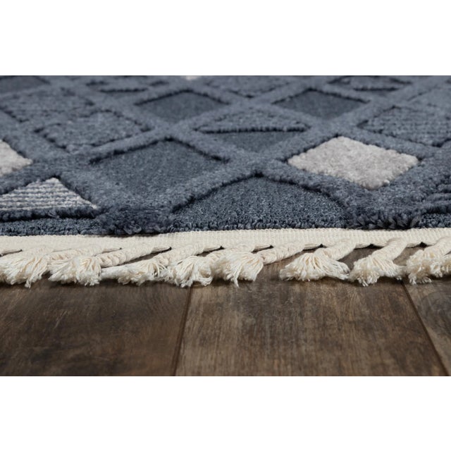 Momeni Odessa Adorjan Denim 2'3" X 8' Runner For Sale - Image 4 of 8