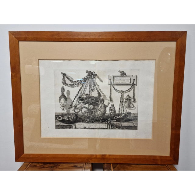 Pair of engravings by Giovan Battista Piranesi from the 18th century, original This piece has an attribution mark, I am...