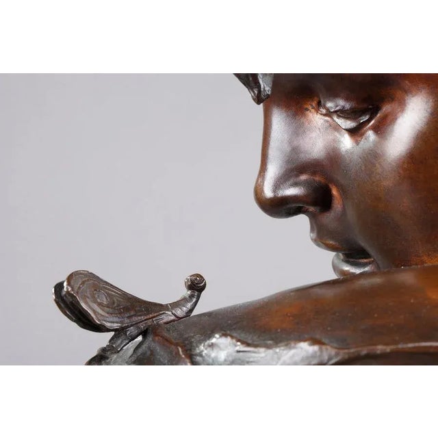 Psyche Bust in Patinated Bronze from Boyer and Rolland For Sale - Image 15 of 18