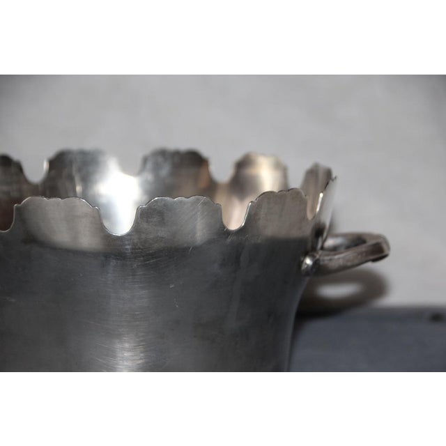 Silverplated Glass Cooler Silver Centerpiece, 1890s For Sale - Image 11 of 15