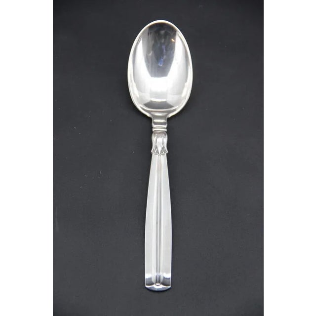 Lotus Cutlery in Silver 830, 1940s, Set of 24 For Sale - Image 12 of 13