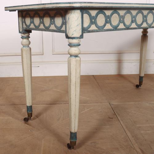 English Painted Console Table For Sale - Image 3 of 8