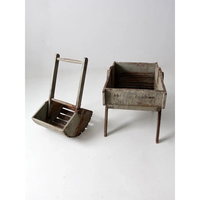 Antique Rocking Laundry Wash Tub For Sale - Image 11 of 13