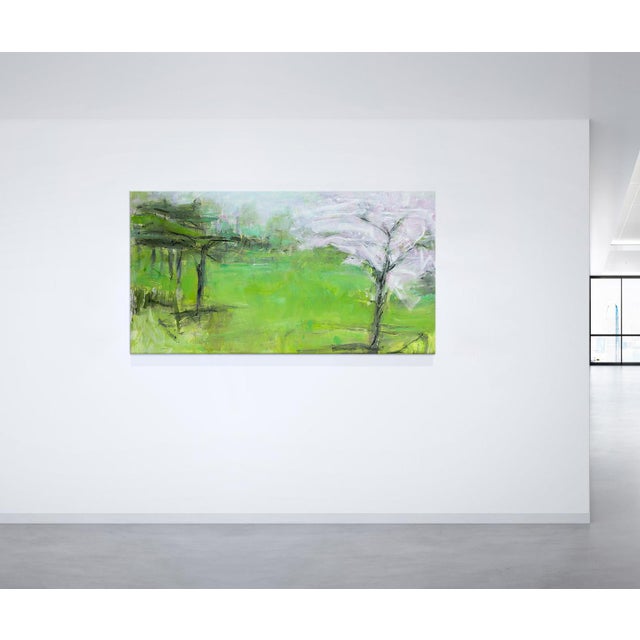 "Opposites Attract" by Trixie Pitts Large Contemporary Landscape Oil Painting For Sale In Nashville - Image 6 of 11