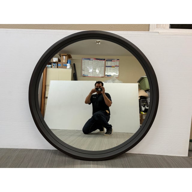 Brownstone Kirby Mirror, Dark Bronze For Sale In San Francisco - Image 6 of 12