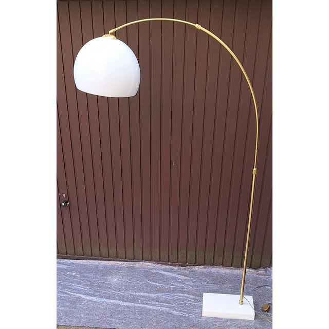 Metal Vintage Arc Floor Lamp, 1990s For Sale - Image 7 of 13