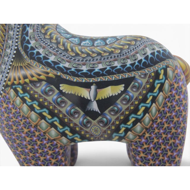 2000 - 2009 Jon Stuart Anderson Fimo Polymer Millefiori Clay Ram Figurine Sculpture For Sale - Image 5 of 10