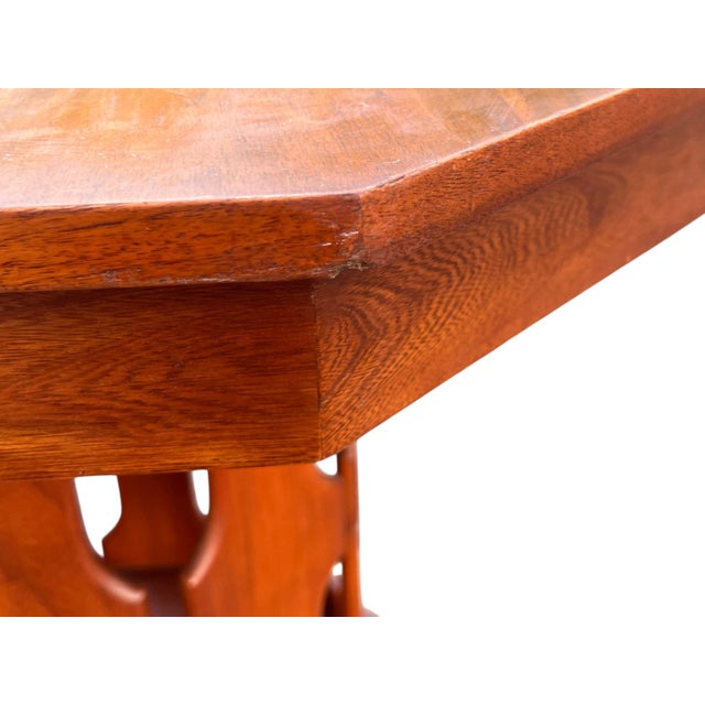 Mid 20th Century Walter Wabash Probber Style Octagonal Center Table For Sale - Image 14 of 17