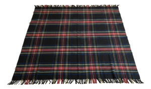 Plaid Tartan Throw Blanket in Wool from Johnstons of Elgin Scotland