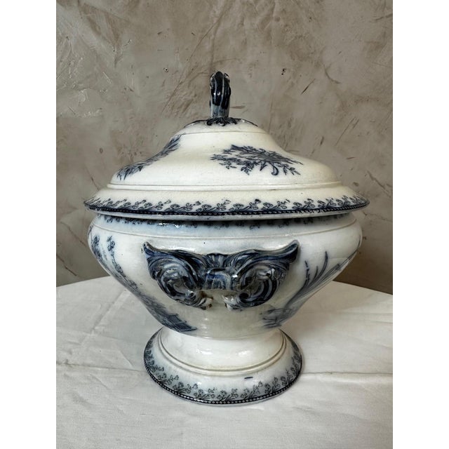 Antique Ironstone Soup Tureen, 1890 For Sale - Image 4 of 12