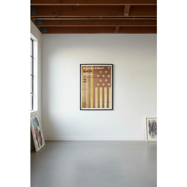 Original 2012 exhibition poster for Vô Danh, the solo exhibition by contemporary artist Danh Võ at Kunsthaus Bregenz,...