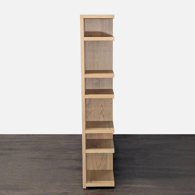 West Elm West Elm Wallace Modern Wooden Bookshelf With Open Shelving Design For Sale - Image 4 of 7