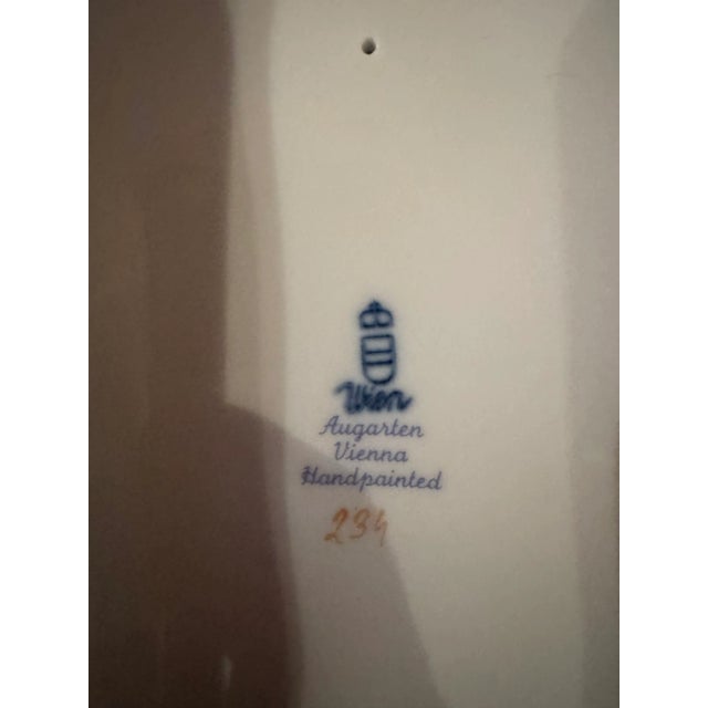 1910s Wien Augarten Vienna Hand Painted Porcelain Figure on Horse For Sale - Image 4 of 4