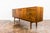 Credenza in walnut veneer from the Type 1059 living room set, manufactured by Bydgoskie Fabryki Mebli in Poland in 1964. A...