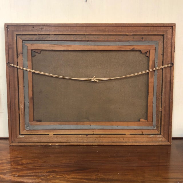 Paint 1908 Edwardian "Shetland Cattle in the Highlands" Oil Painting For Sale - Image 7 of 9