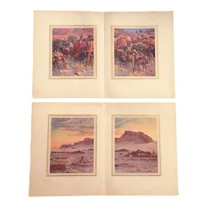 Antique Ltd. Edition Islamic Lithographs From "The Life of Mohammad" - Set of 4