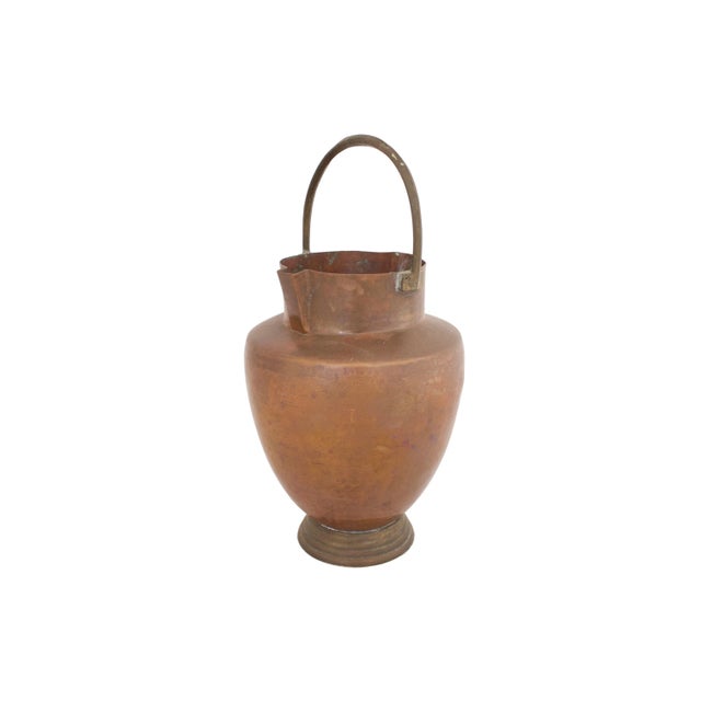 Art Deco Art Deco Copper Vase For Sale - Image 3 of 5
