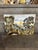 Castelli Majolica Tile Depicting a River Landscape with Architectural Ruins, Boats and Figures in the Foreground, 1970s For Sale - Image 9 of 9