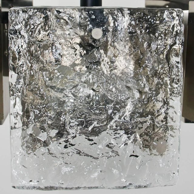 1960s Murano Glass Ceiling Light from Kalmar, 1960s For Sale - Image 5 of 9