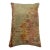 Zabihi Collection Blue Pink Vintage Oushak Rug Pillow For Sale