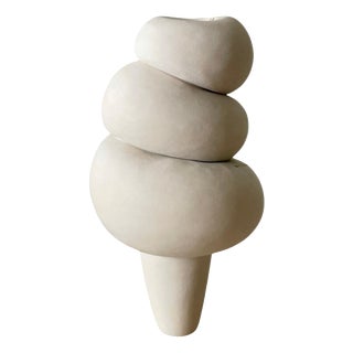 Modder Inner Peace Ceramic Sculpture by Françoise Jeffrey For Sale