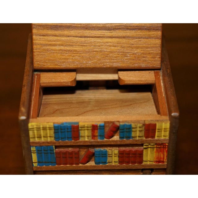 Miniature Folk Art Cigarette and Cigar Dispenser, 1970s For Sale - Image 12 of 14