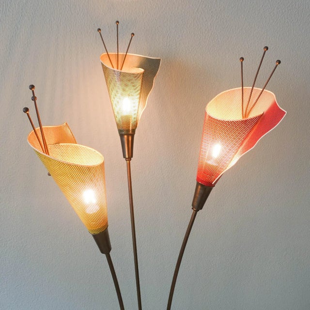 Floor Lamp from Kobis & Lorence, 1950s For Sale - Image 4 of 18