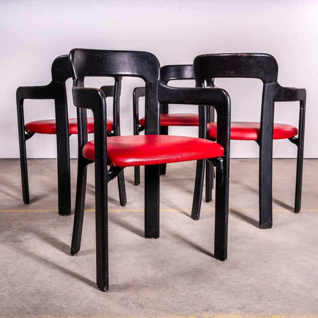 1970s Ebonised Upholstered Armchair by Bruno Rey, 1970s For Sale - Image 5 of 9