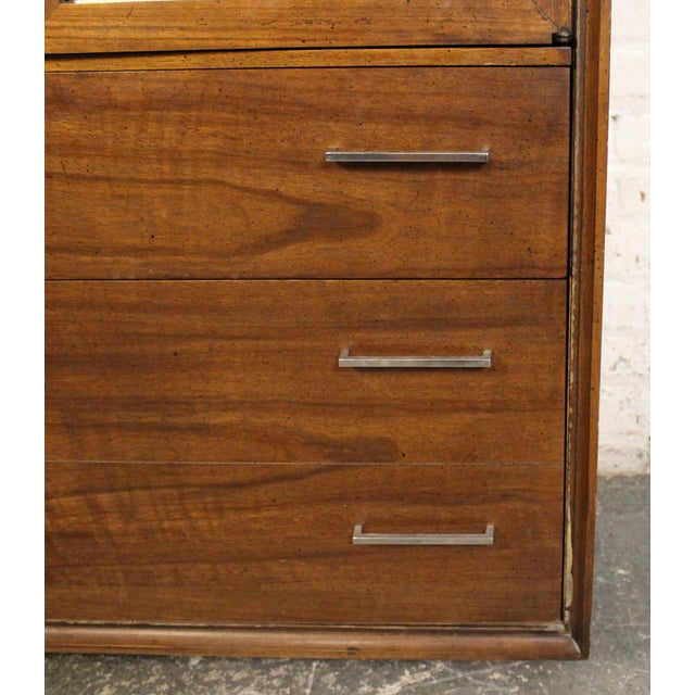 Mid-Century Armoire Style Cabinet by Lane Furniture For Sale - Image 11 of 18