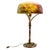 Bronze and Floral Glass Table Lamp from Daum, France, 1900s For Sale - Image 15 of 15