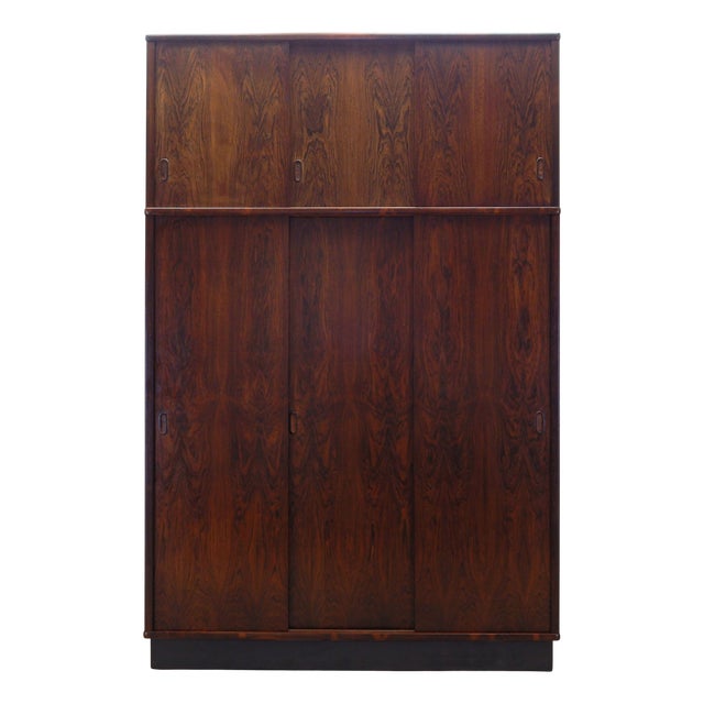 Danish Rosewood Wardrobe, 1970s For Sale