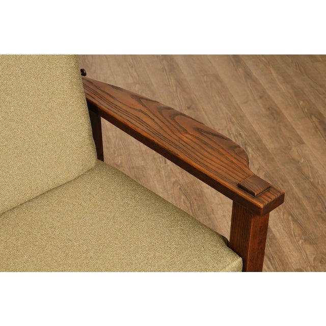 Antique Mission Oak Adjustable Morris Chair For Sale In Philadelphia - Image 6 of 18