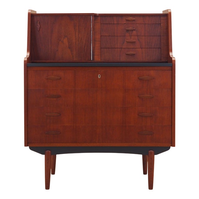 Danish Teak Secretary, 1970s For Sale