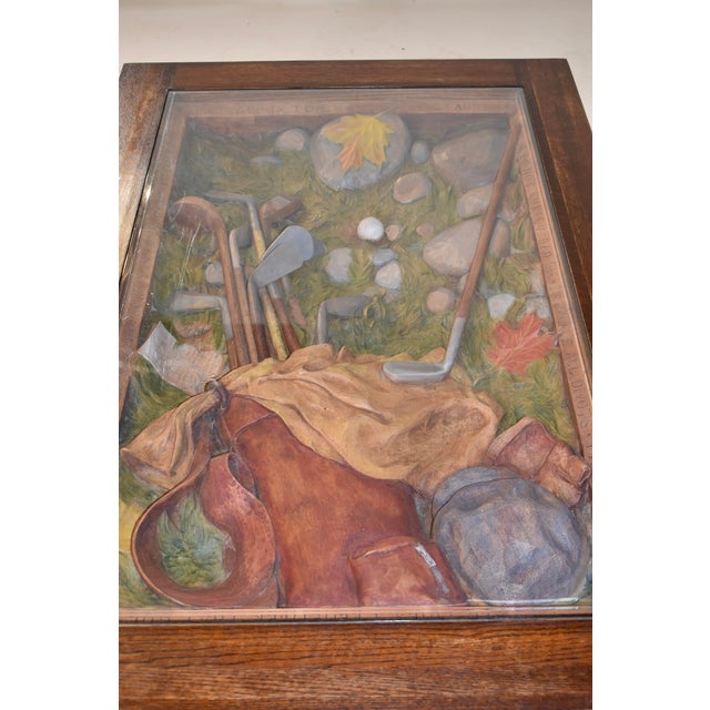 William Herrick Golf Themed Coffee Table, Circa 1980's For Sale - Image 11 of 14