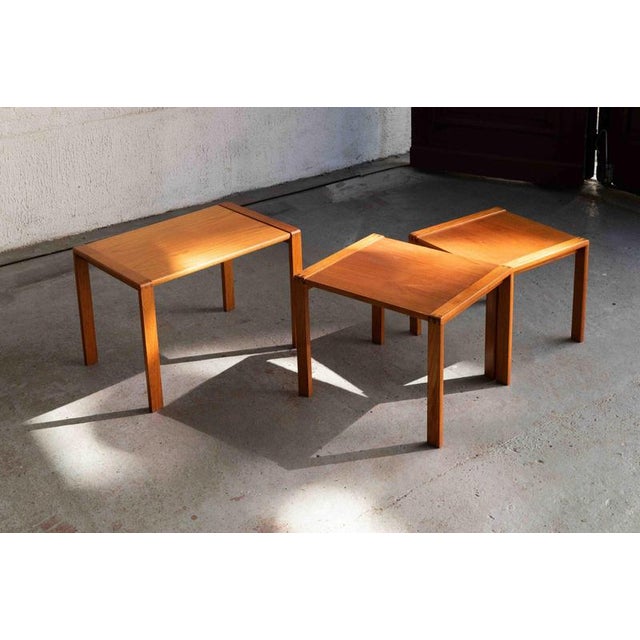 1960s Nesting Tables from Aksel Kjersgaard, Set of 3 For Sale - Image 5 of 15