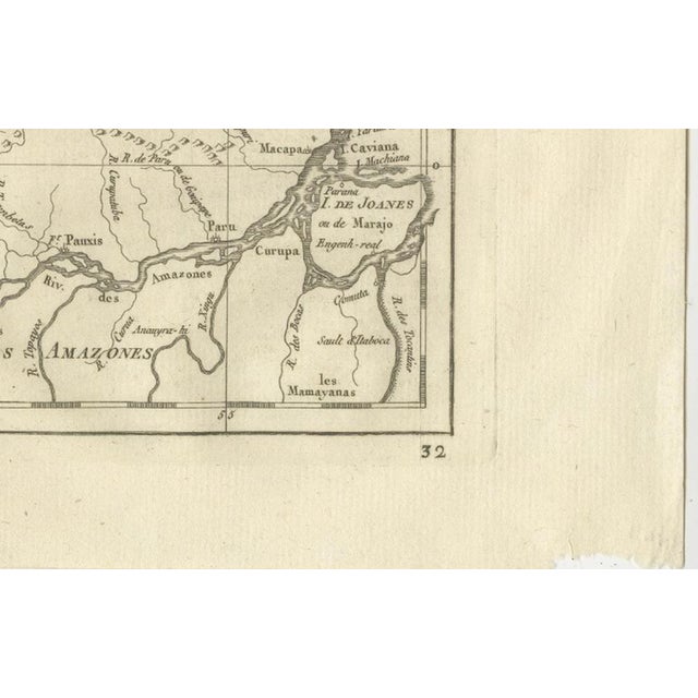 New Granada, New Andalusia and Guiana Map by Rigobert Bonne, 1780s For Sale - Image 11 of 12